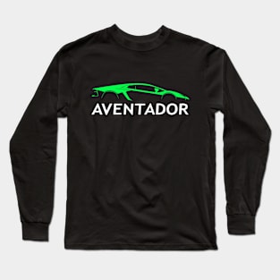 Aventador Silhouette Long Sleeve T-Shirt